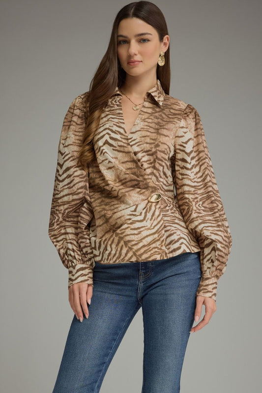 Sophia Wrap Blouse