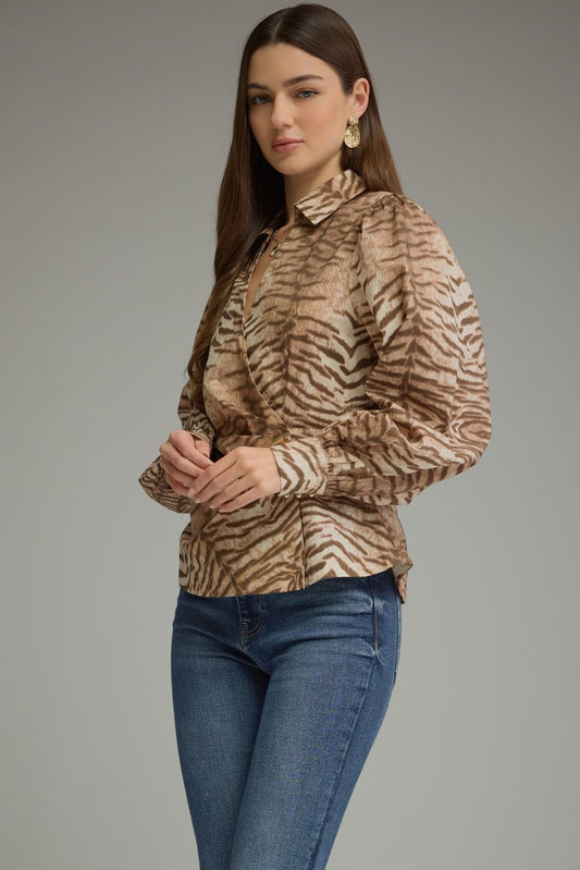 Sophia Wrap Blouse