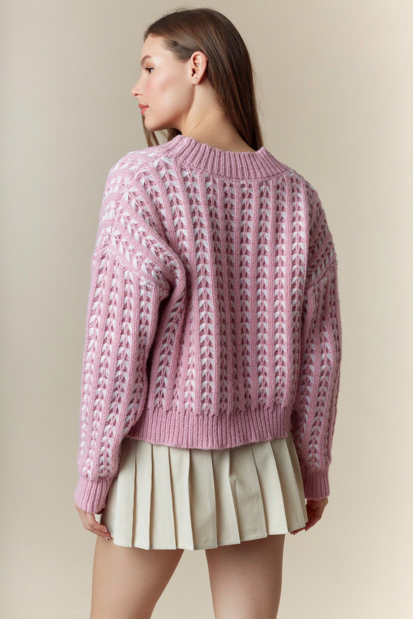 Bubblegum Twist Cardigan