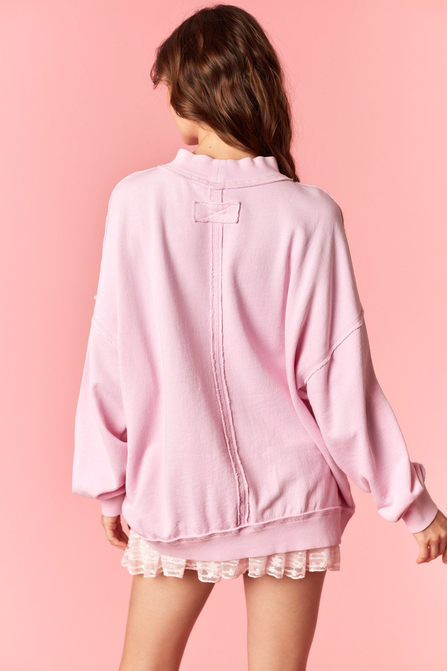 Sugar Cloud Mockneck Sweatshirt