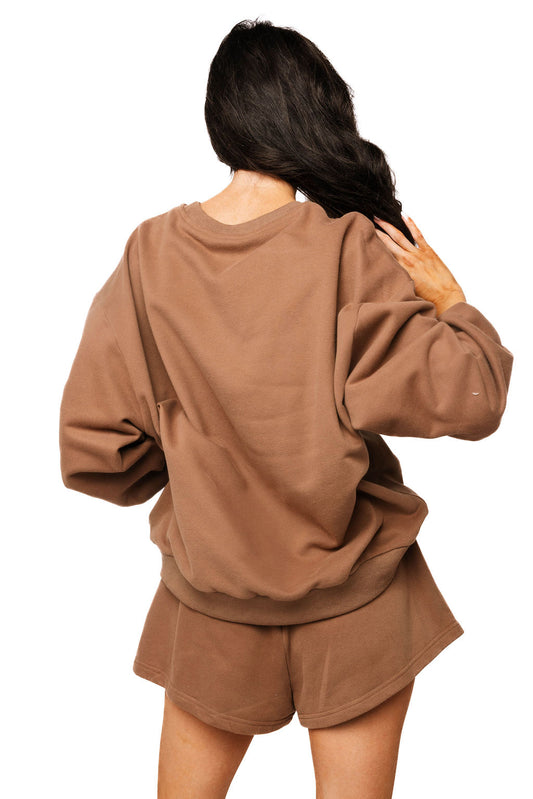 Brown Plaid Queen Sweatshirt