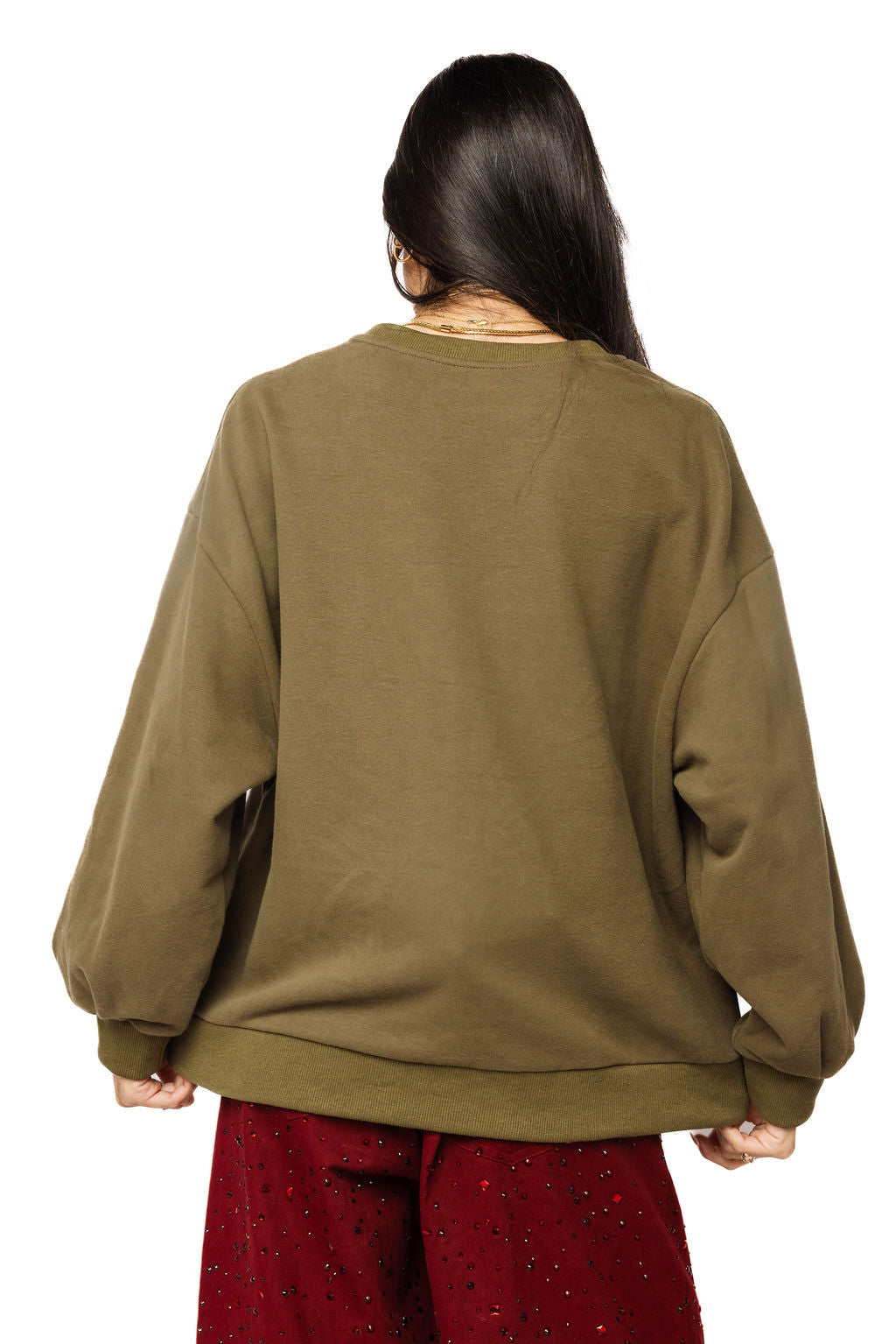Brown Plaid Thanks Sweatshirt