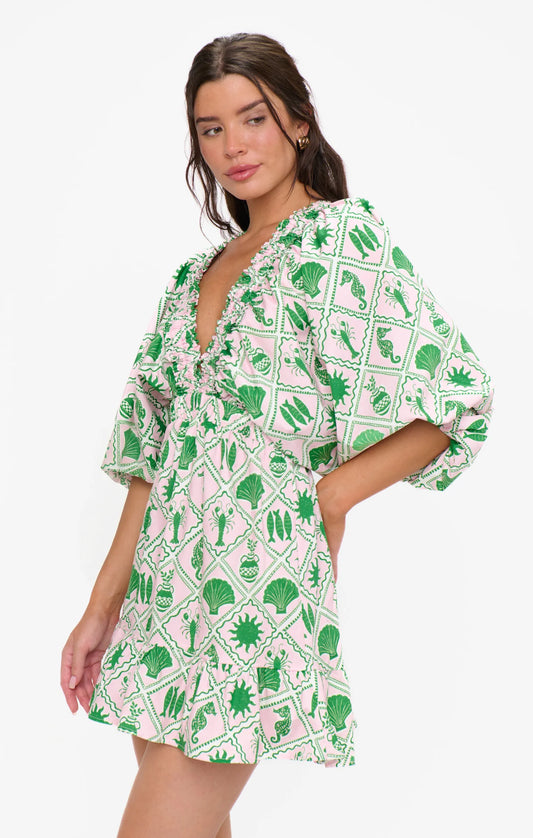 Coastal Collage Hadley Mini Dress