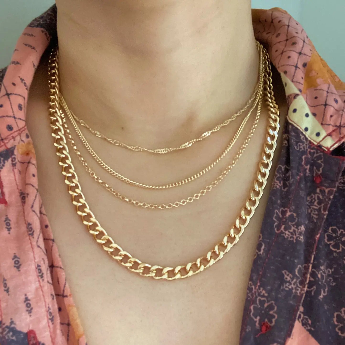 Quad Squad Chain Necklace
