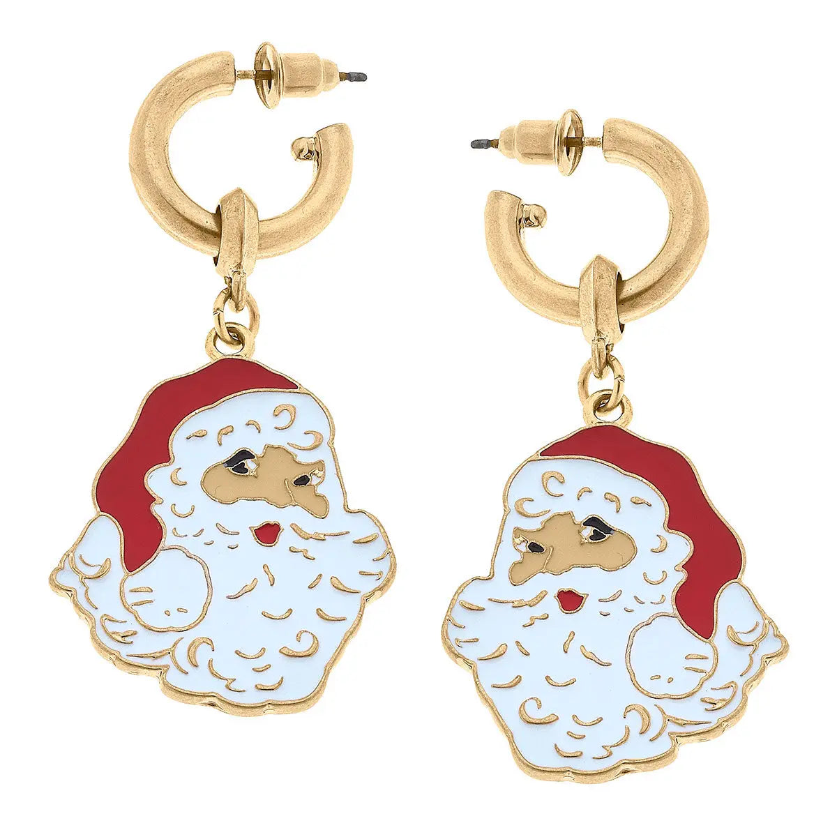 Santa Earrings