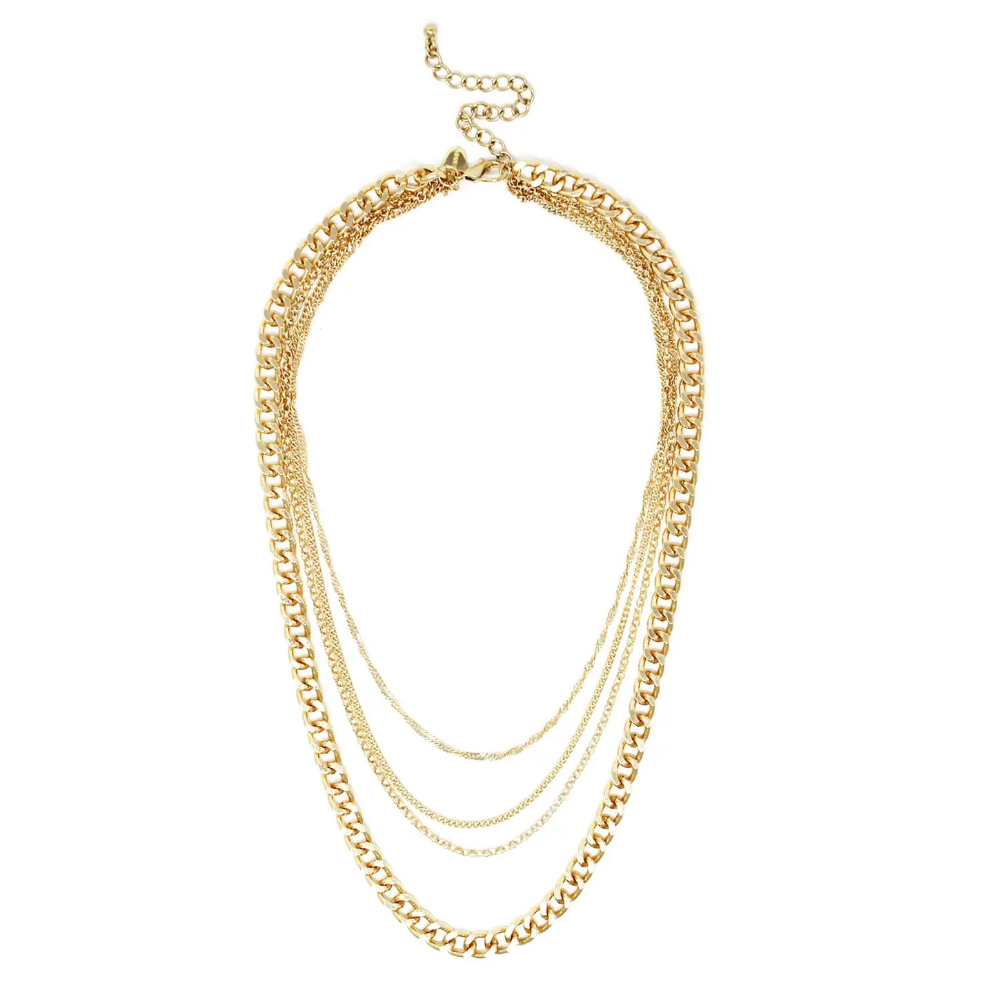 Quad Squad Chain Necklace