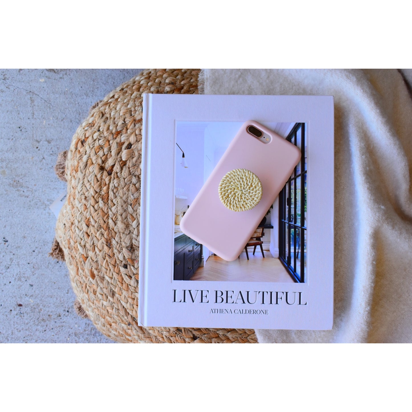 Rattan Phone Grips