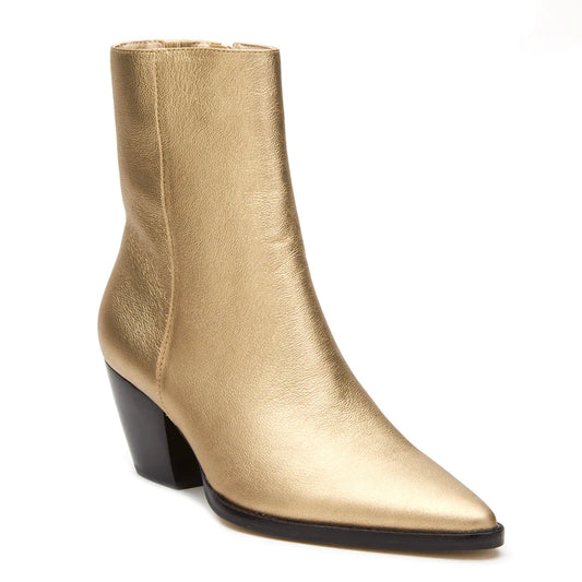 Caty Gold Ankle Boot