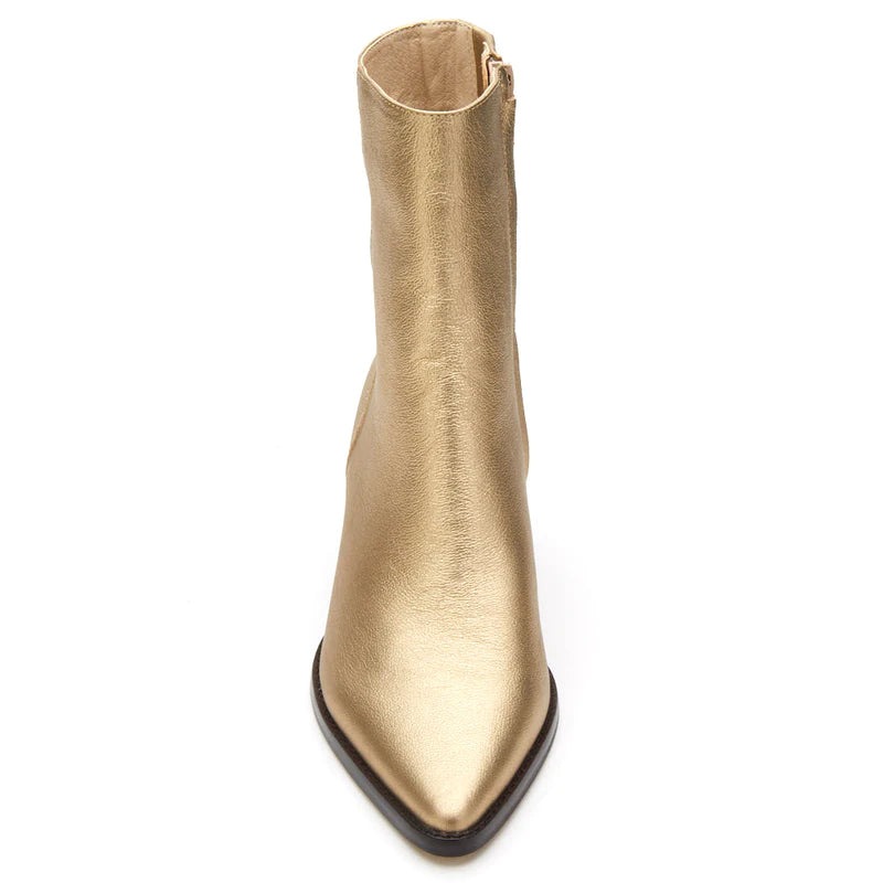 Caty Gold Ankle Boot