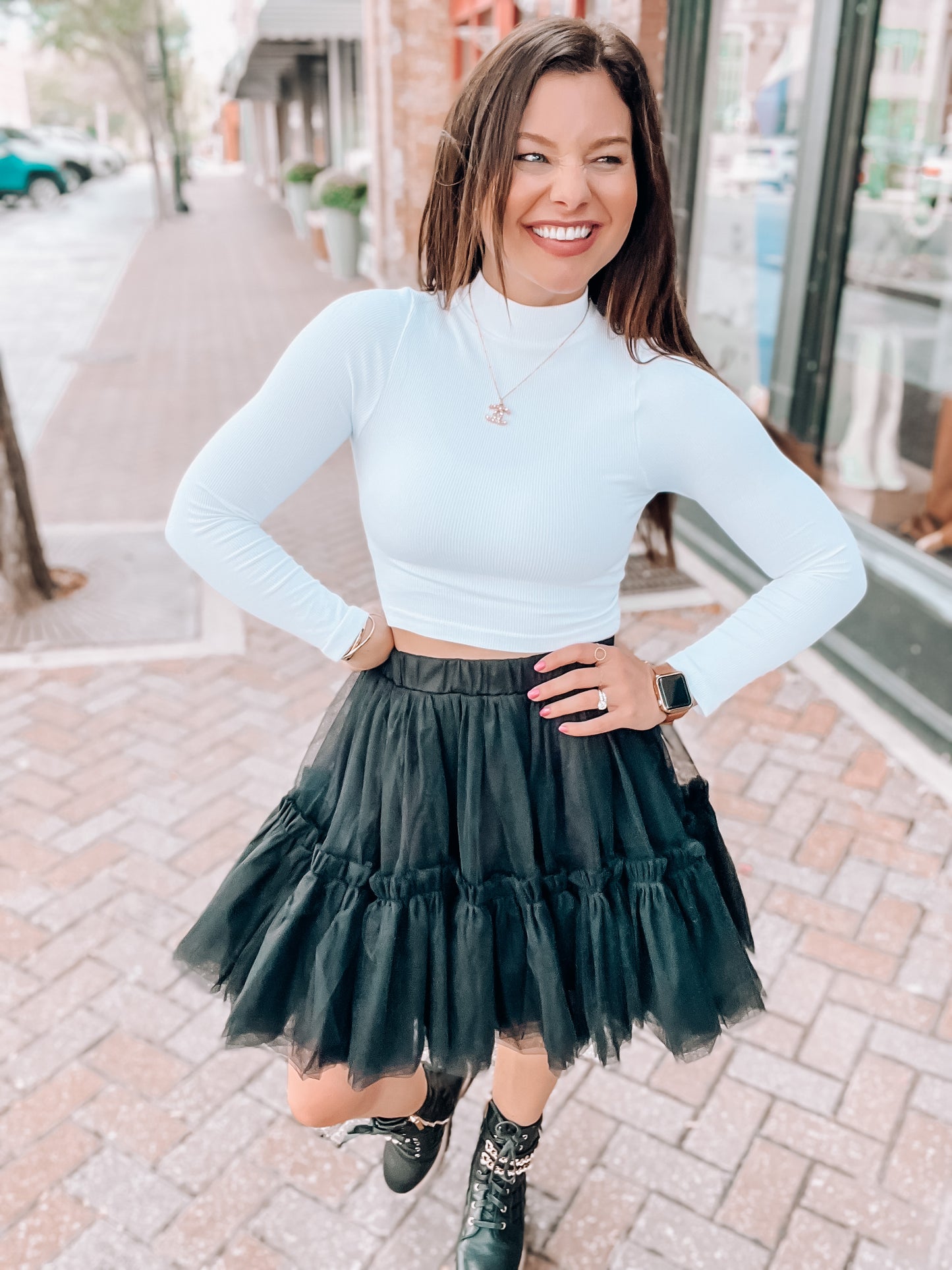 Minifalda de tul
