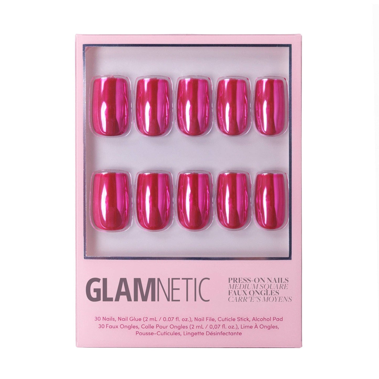 Glamnetic Pink Alloy Nails