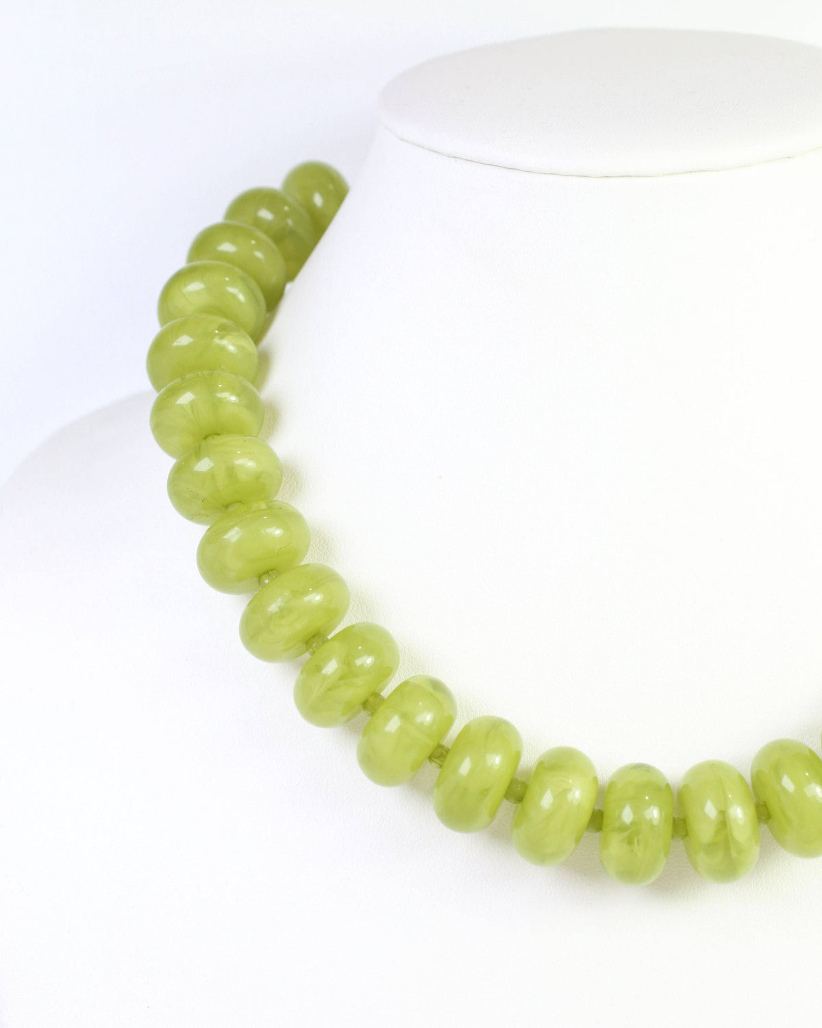 Davis Beaded Necklace Green