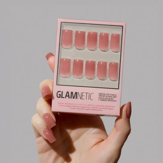Glamnetic Dusty Pink Nails
