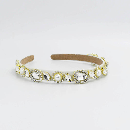 White Thin Chic Headband 