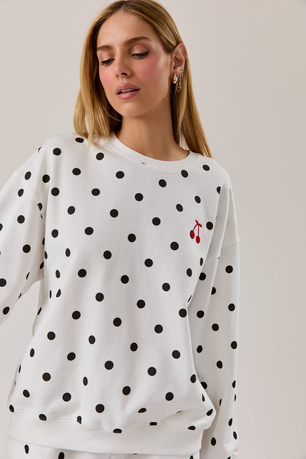 Cherry on Dot Pullover