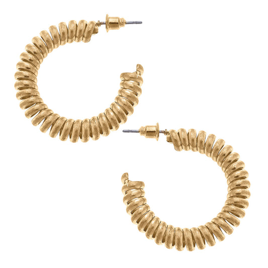 Thea Coiled Hoops