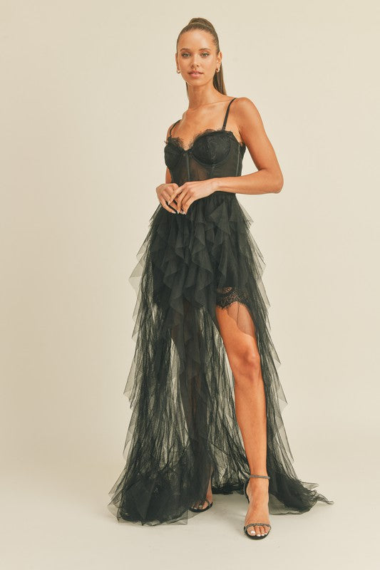Showstopper Tulle & Lace Dress
