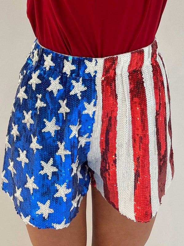 American Sparkle Shorts
