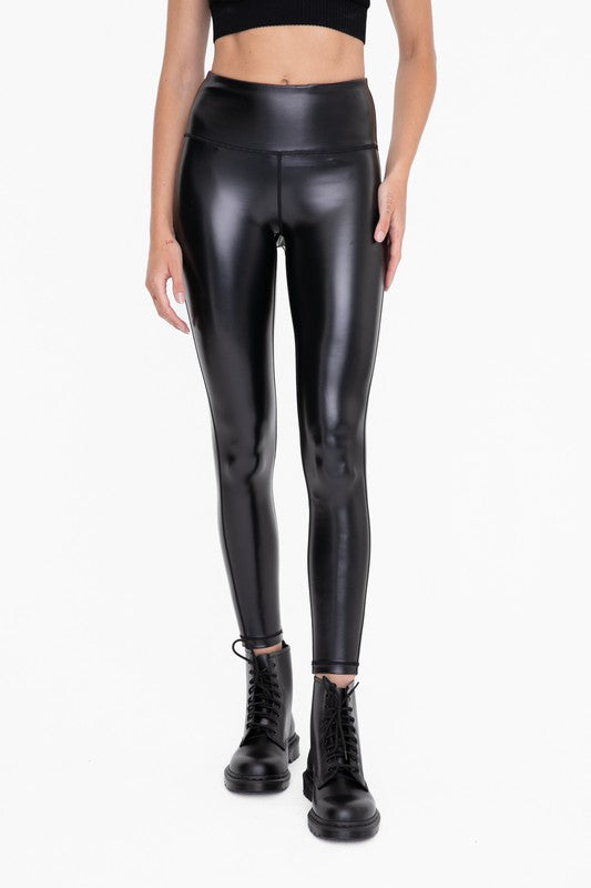 Glossy Liquid High Waist Leggings