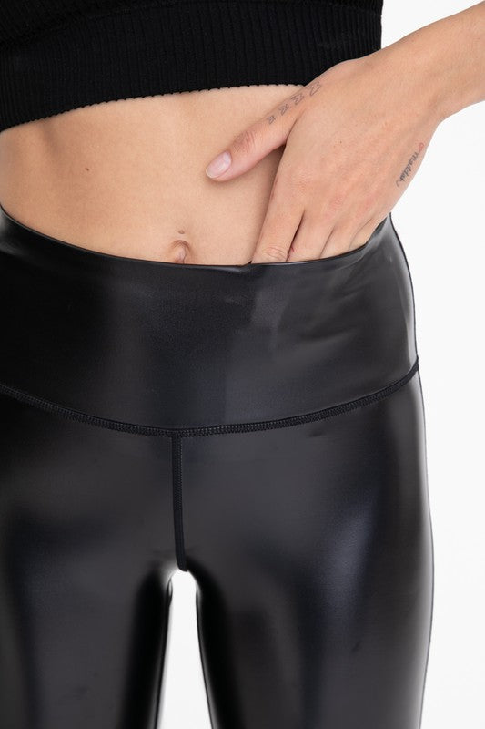 Glossy Liquid High Waist Leggings