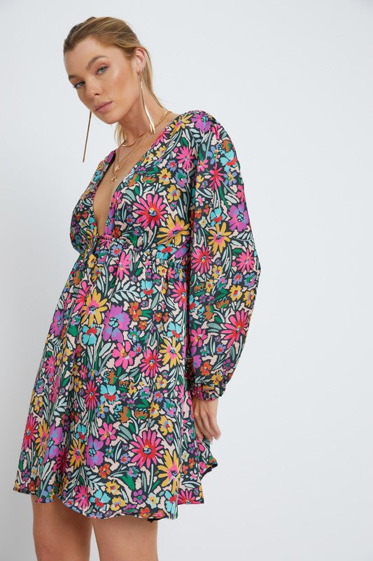 Party Floral Leona Dress