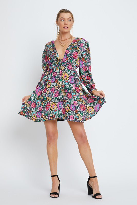 Party Floral Leona Dress