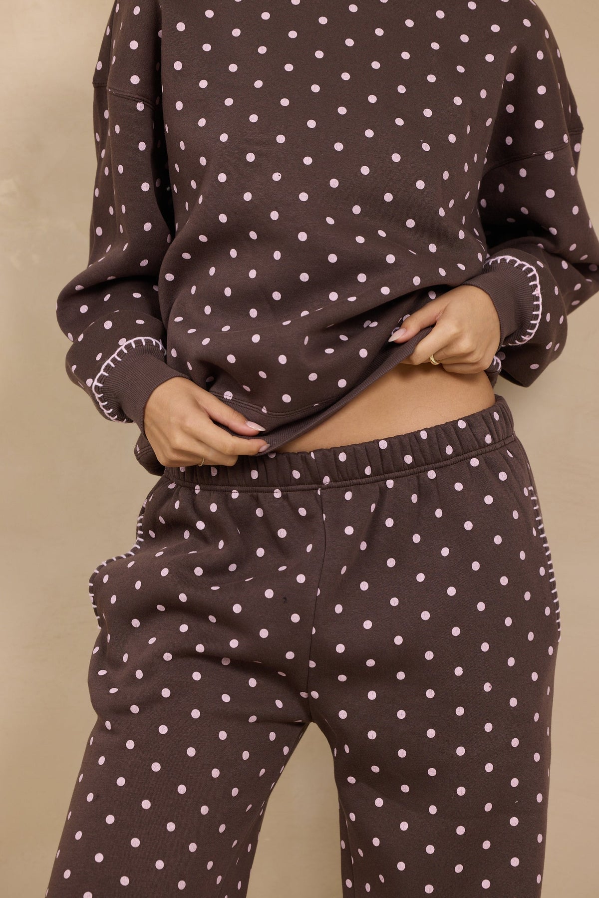 Spotted Sutton Fleece Pant