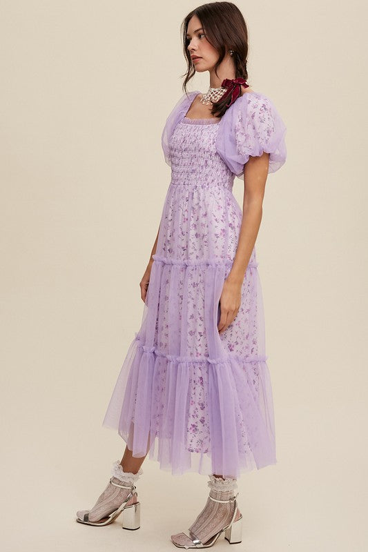 Poppy Enchanted Puff Sleeve Dress