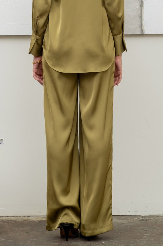 Sophisticated Olive Trousers