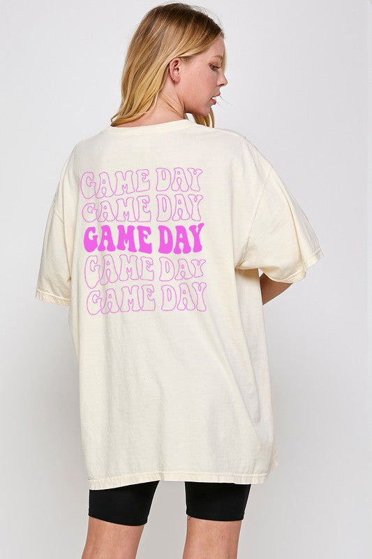 Game Day Graphic Oversized Tee