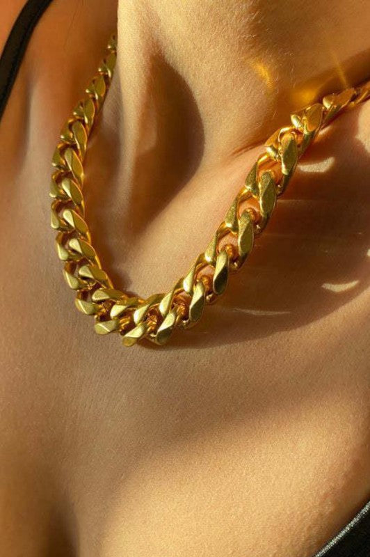 Chunky Cuban Chain Necklace