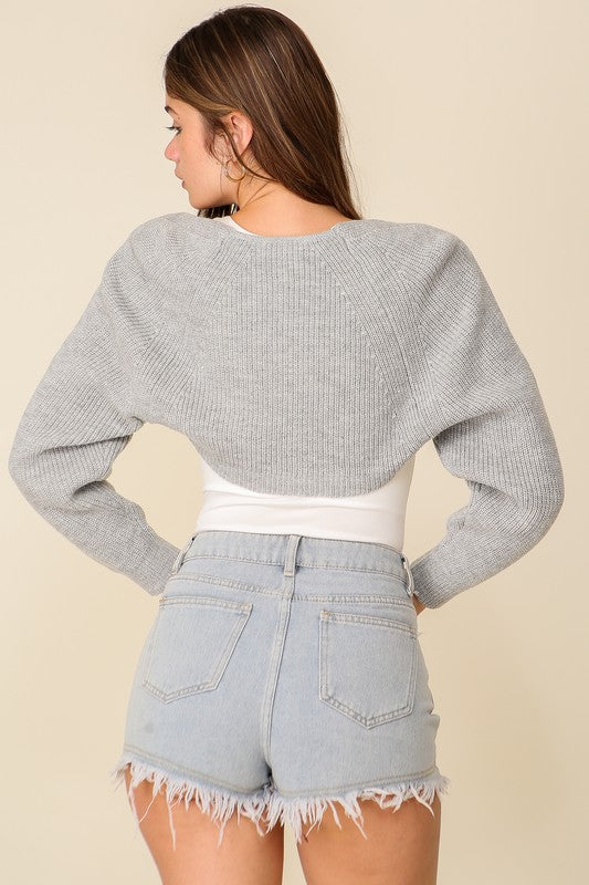 Soft Grey Bolero