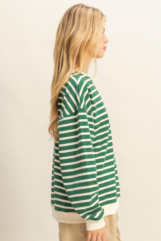 Weekend Stripes Pullover