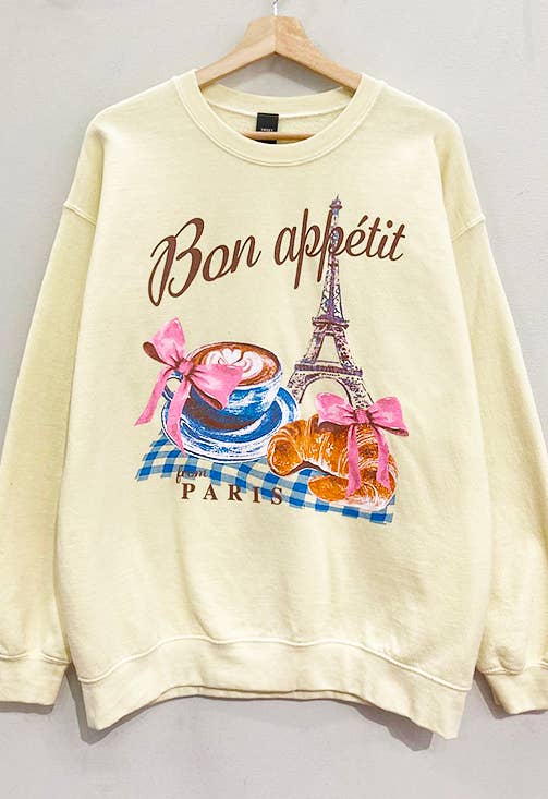 Bon Appetit Paris Sweatshirt