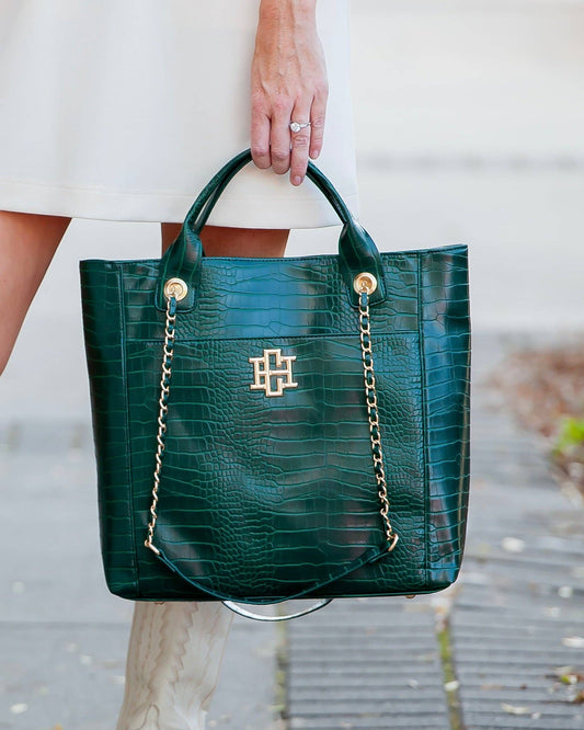 Kinzley Tote Hunter Green