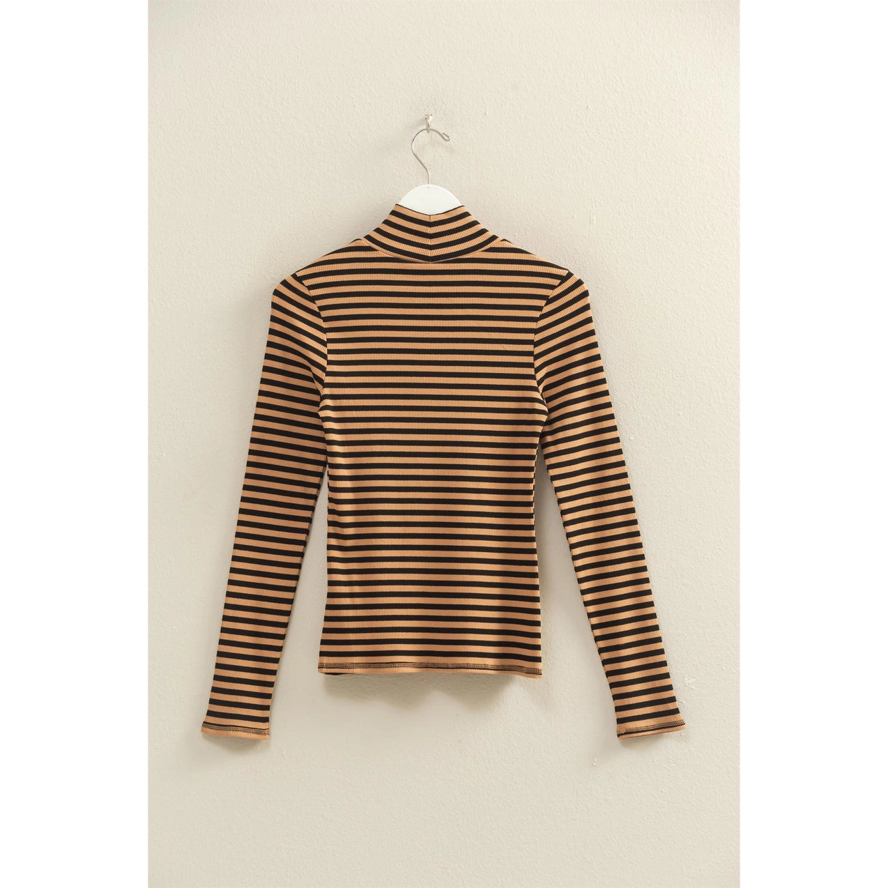 Modern Minimalist Stripe Turtleneck