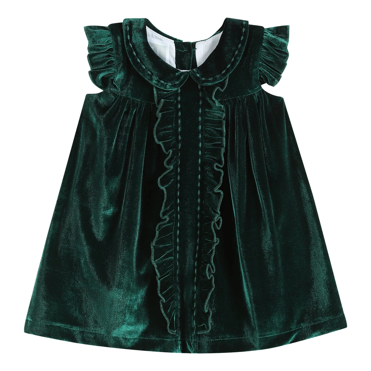 Baby Fiona Dress Forest Green