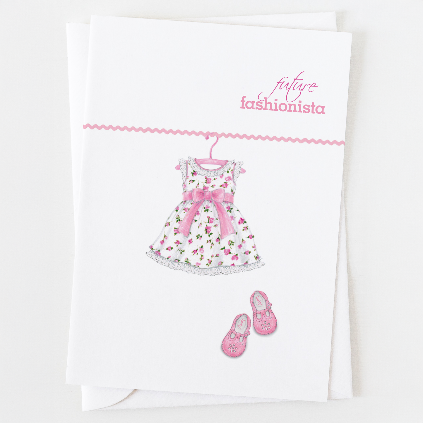 Future Fashionista Baby Greeting Card
