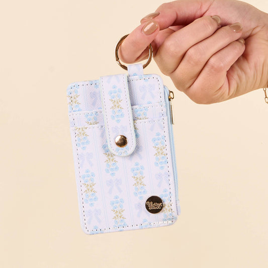 Keychain Wallet-Oh So Fancy Blue
