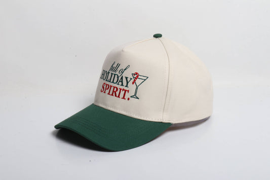 Full of Holiday Spirit Embroidered Cap