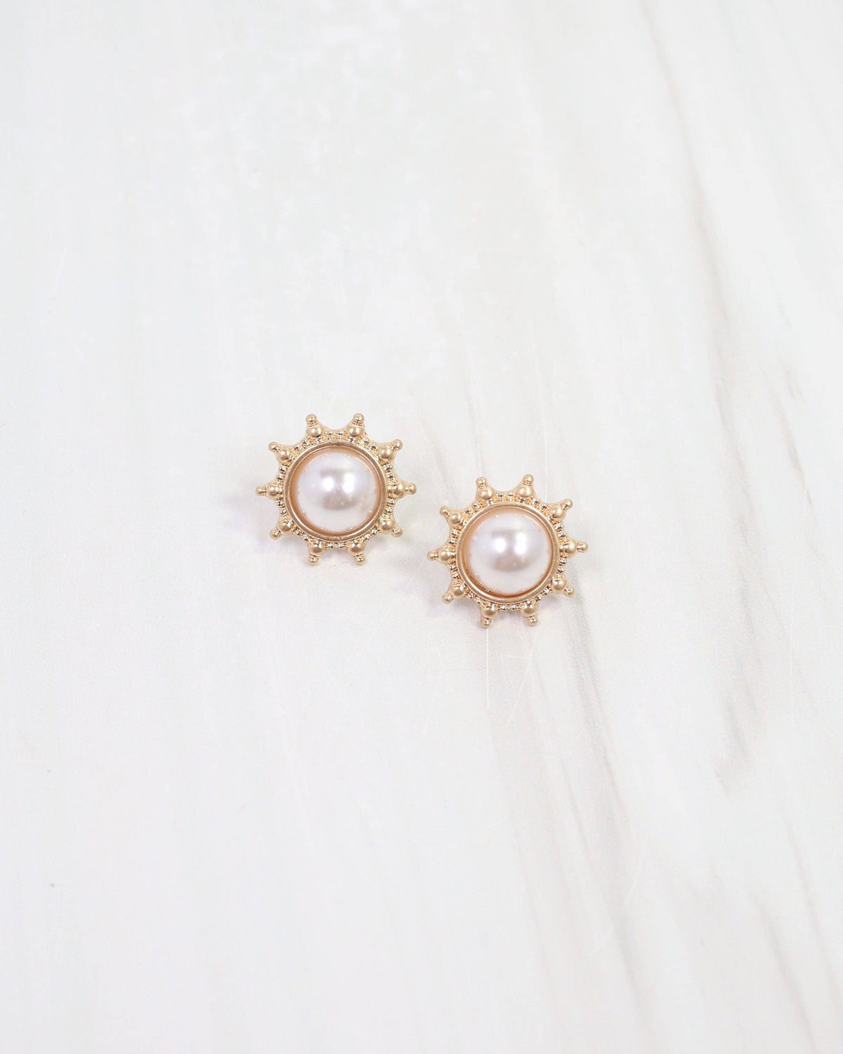 Macquarie Pearl Stud Earring Cream
