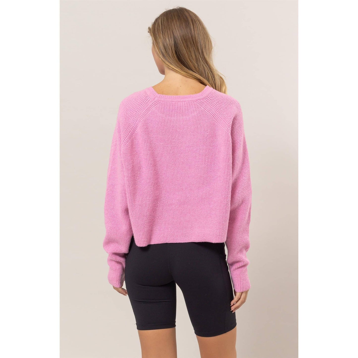 Rose Oversized Raglan Sleeve Sweater