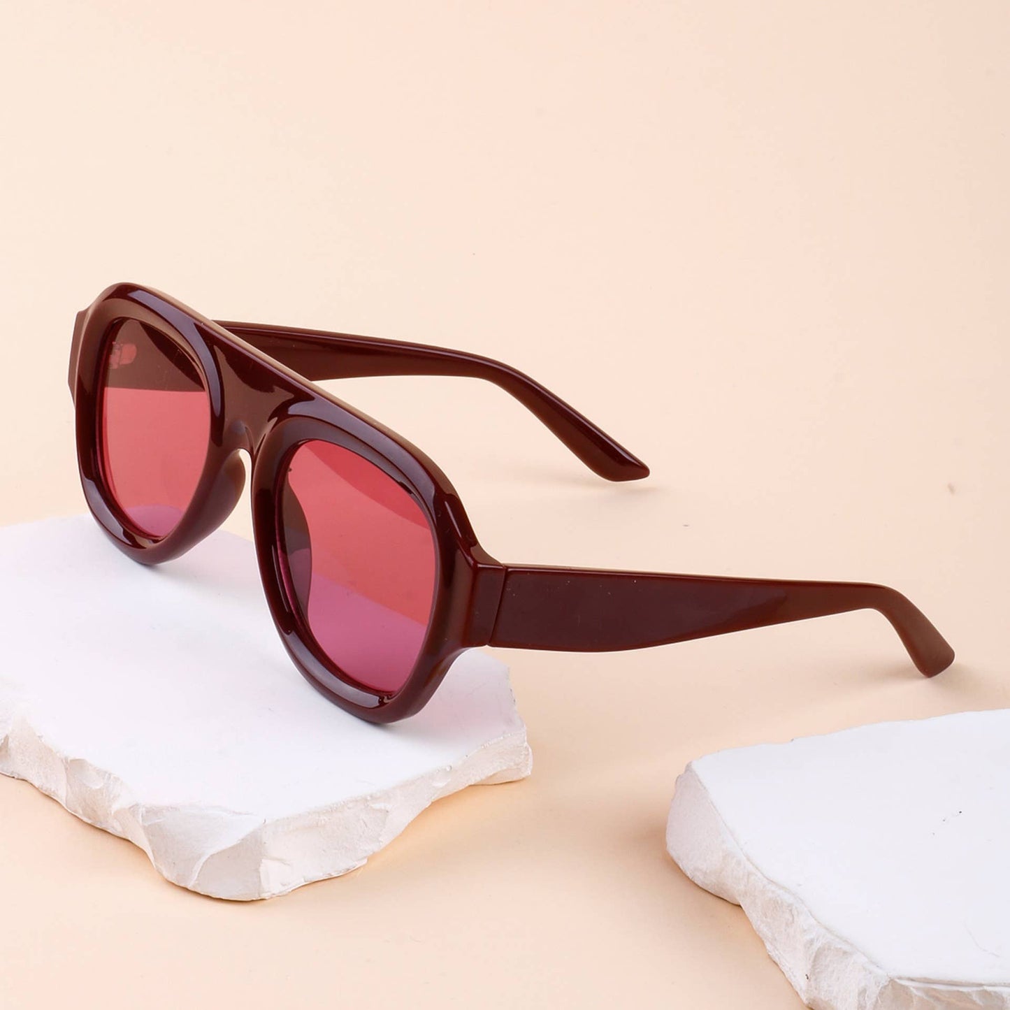 Retro Large-Frame Sunglasses