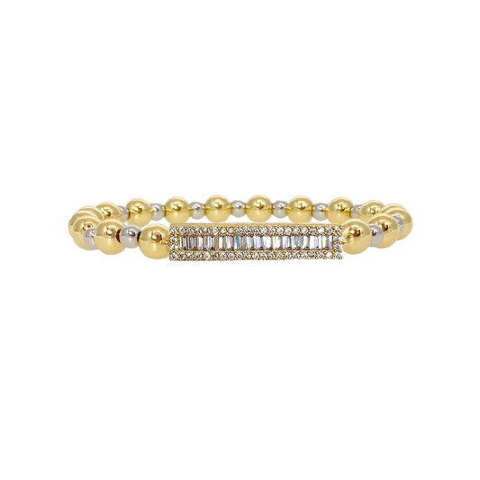 Stacy Beautiful Baguette Bar Bracelet