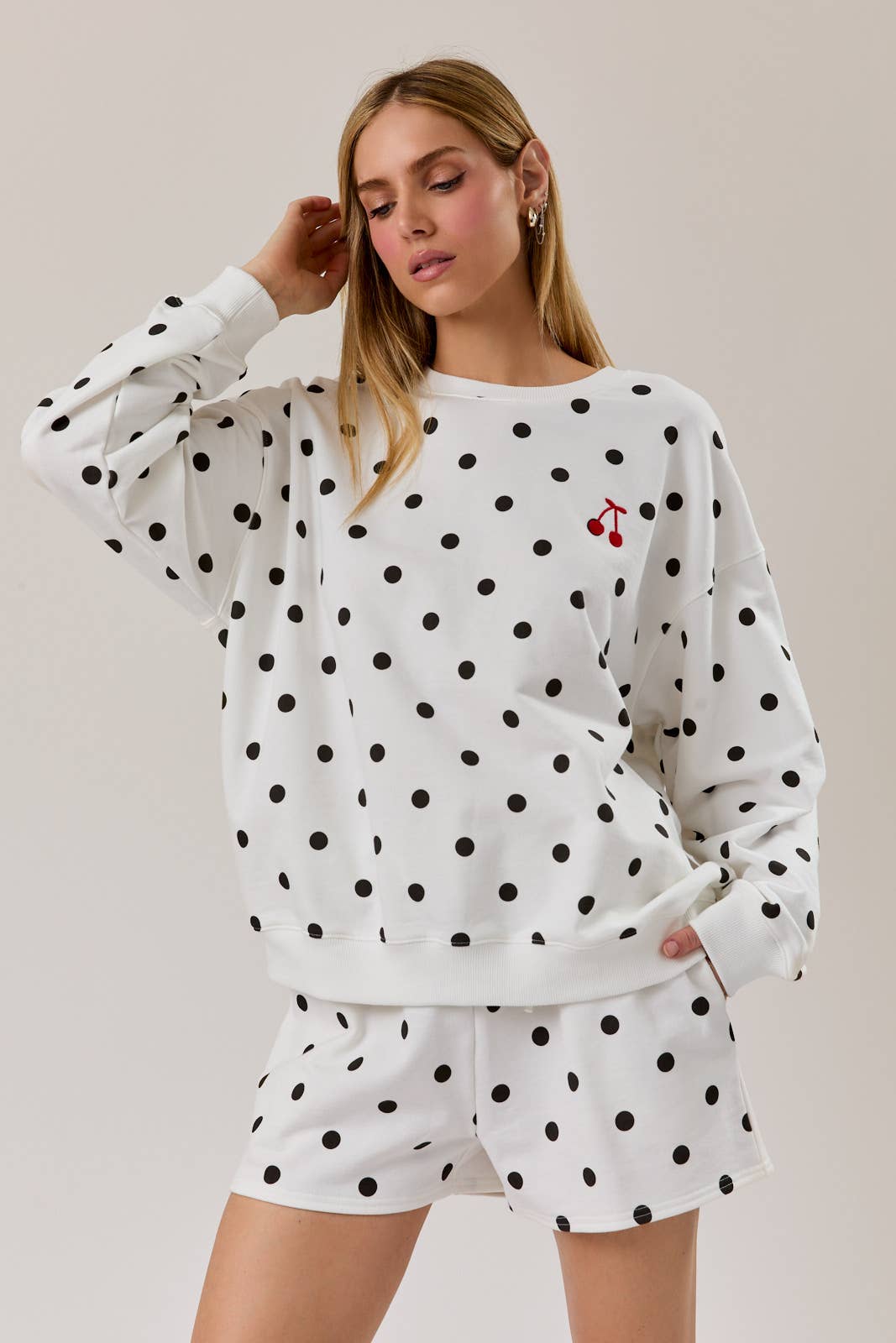 Cherry on Dot Pullover