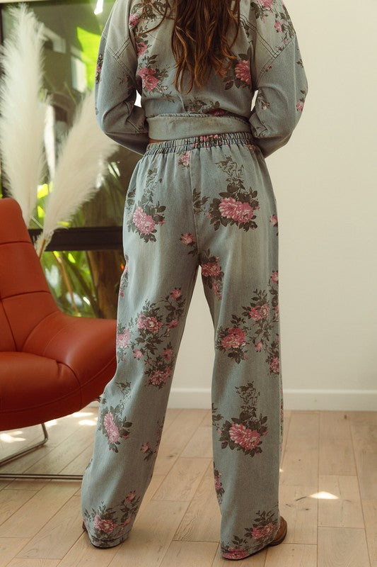 Flower Child Denim Pants