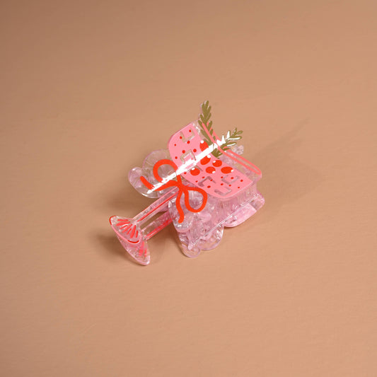 Claw Clip-Cranberry Cosmo
