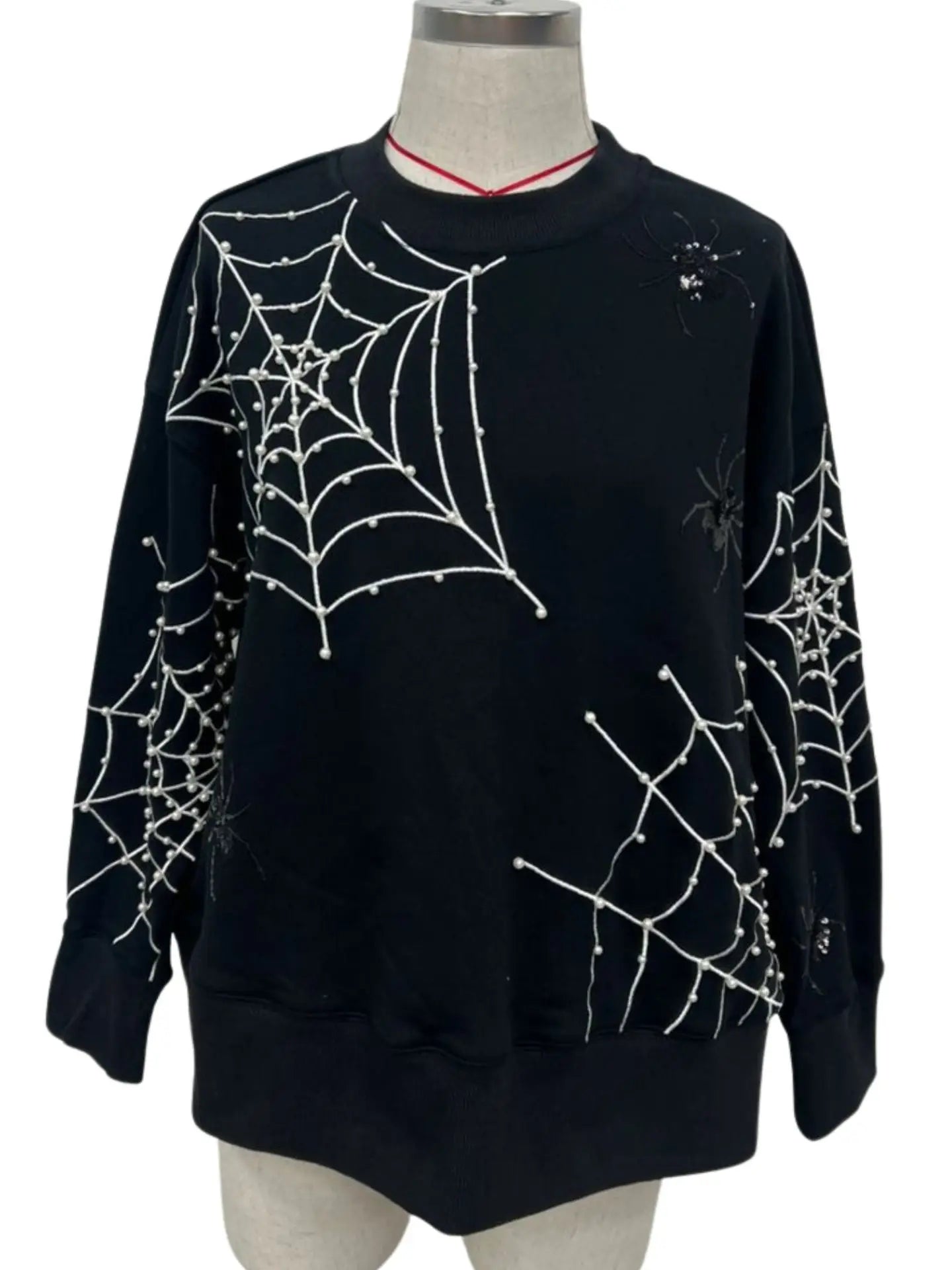 Pearl Spiderweb Sweatshirt
