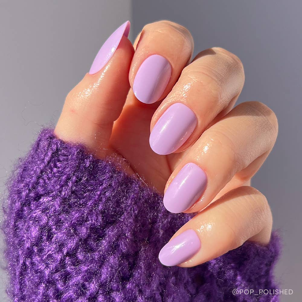 Lilac Press-On Nails