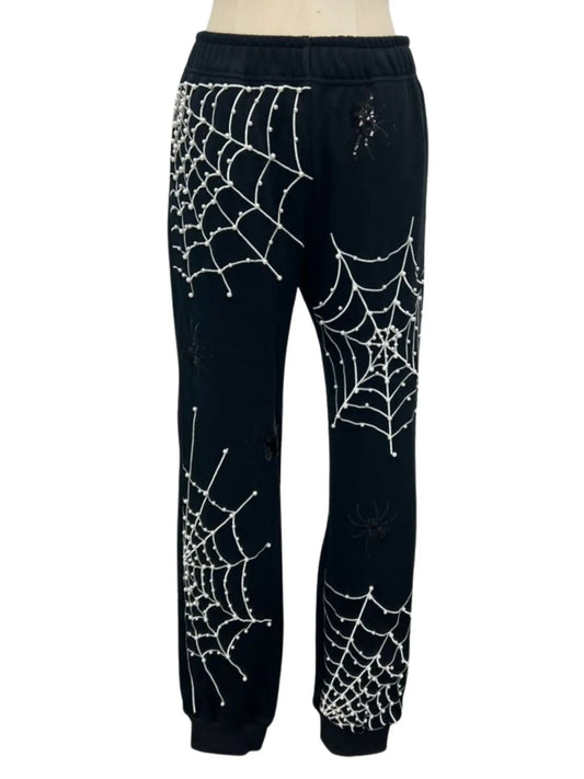 Pearl Spiderweb Sweatpants
